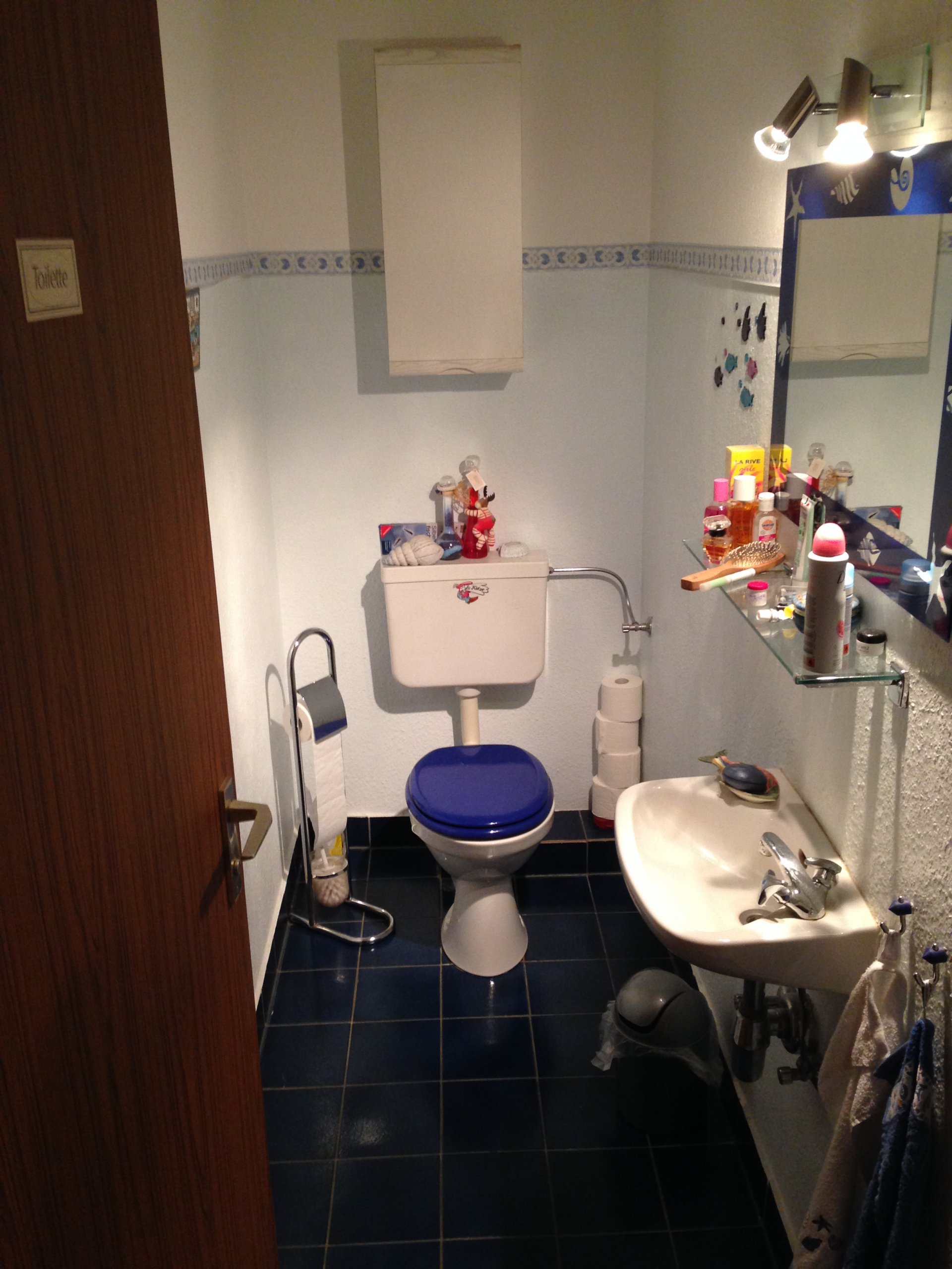 Gaeste-WC in Frankfurt VOR Umbau zu Duschbad